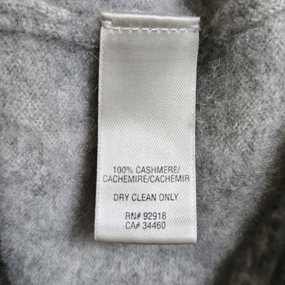 Juicy Couture Cashmere Dress Gray Fits S/M - Picture 5 of 6